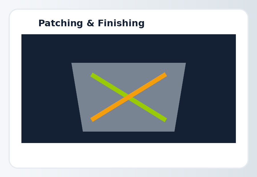 Concrete patching and finishing service