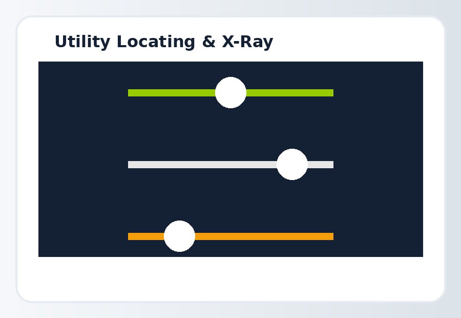 Utility locating and x-ray services